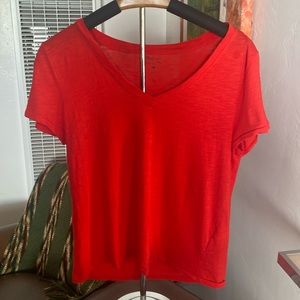 Madewell, S, red, gently worn
